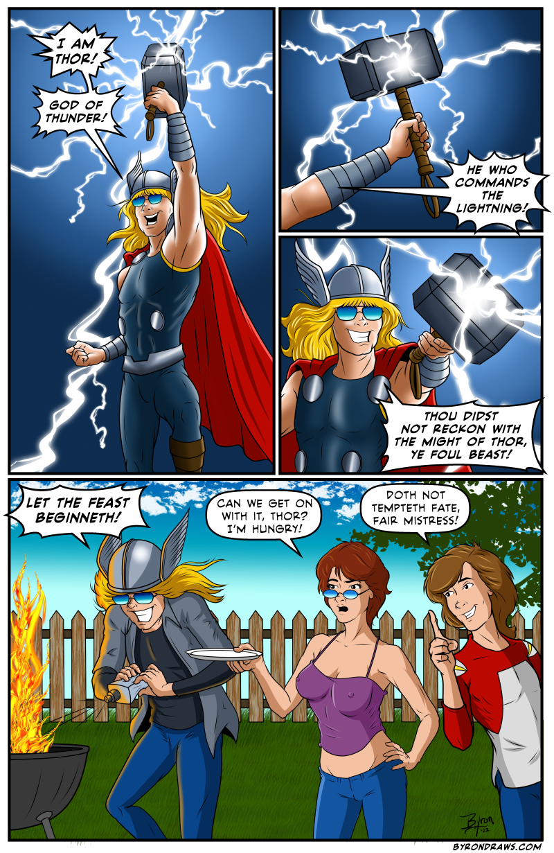 God of Thunder: Grill Chef