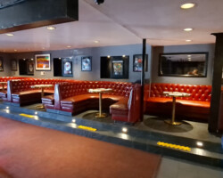 All the VIP booths in the back of the club.